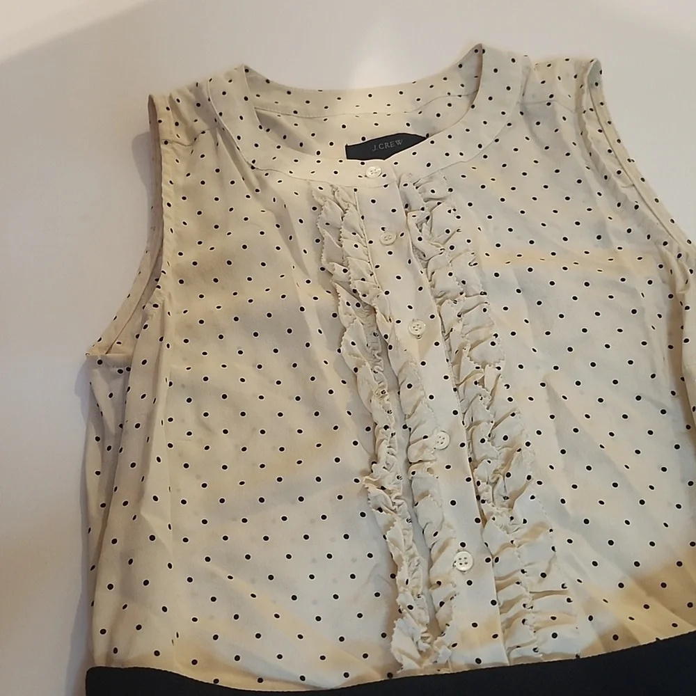 J.crew Elegant Black & Cream Women's Skirt